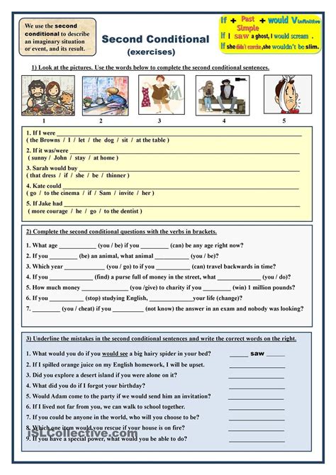 Image result for Zero First Second Conditional Exercises