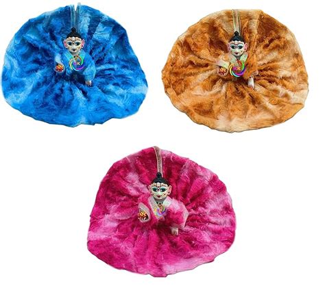 laddu Gopal Winter Dress [Pack of 3] Best Winter Fabric for Krishna ...