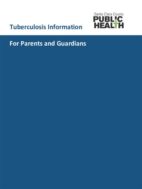 Fillable Online Tuberculosis Information - SCC Public Health Department ...