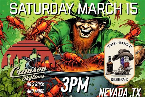 St Patricks Day - Crawfish Boil!, 6962 S State Highway 78, Nevada, TX ...