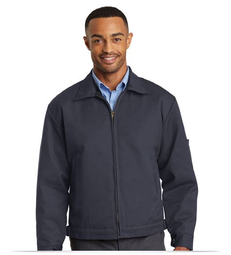 Red Kap Slash Pocket Jacket with Embroidered Logo | AllStar Logo