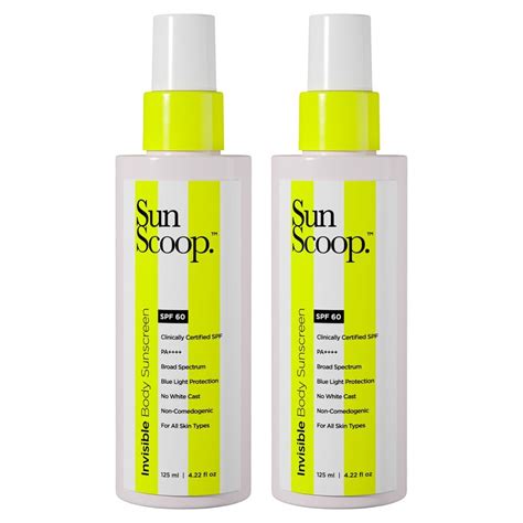 Amazon.in: Buy SunScoop Invisible Body SPF 60 PA++++ Sunscreen Spray ...