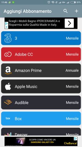 Gestire gli abbonamenti è facile e comodo con l'app Subscriptions