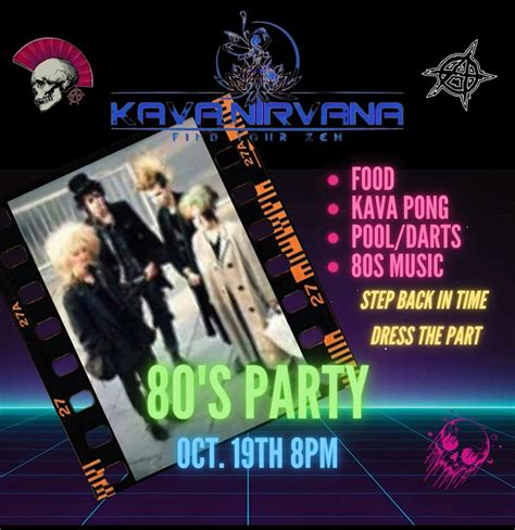 80’s Party “Punk/Goth/Pop 80’s”, Kava Nirvana Kava Bar, Fort Myers, 19 ...