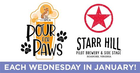 Pour for Paws: Starr Hill Brewery Pint Nights, Starr Hill Roanoke Pilot ...
