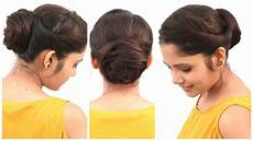 Medium Hairstyles For Work by 2 Min Easy Bun Hairstyle For Medium Hair Diy Medium Hairstyles For Work