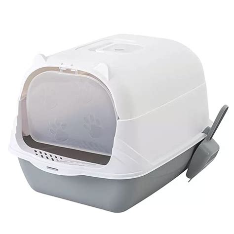 Buy 24x7 eMall Cat Litter Box Cat Litter Tray with Dome and Scoop with ...