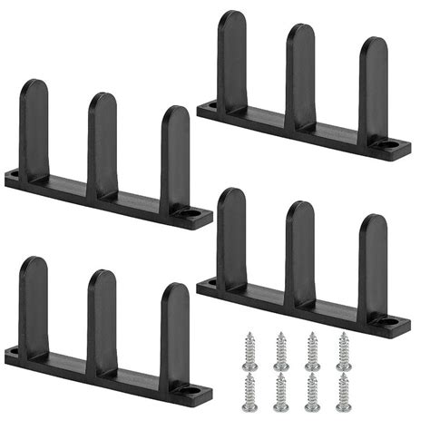 Sylvtty 4Pcs Siding Closet Door Floor Guides Simple Installation ...
