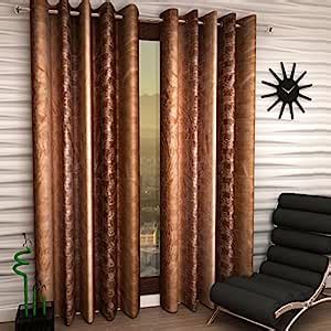 Buy Home Sizzler 4 Piece Eyelet Polyester Long Window Curtain Set - 5ft ...