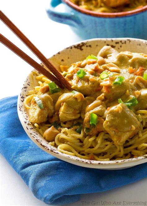 Thai Peanut Butter Chicken Pasta Recipe at Sharlene Burcham blog