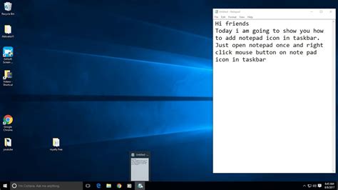 Image result for How to Pin Notepad File to Taskbar