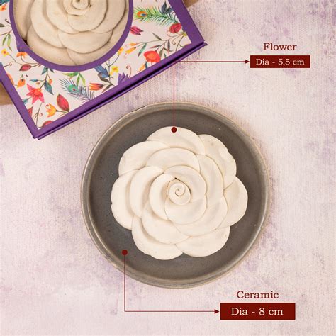 Flower Ceramic Diffuser - Elegant Aroma for Home & Workspace | The ...