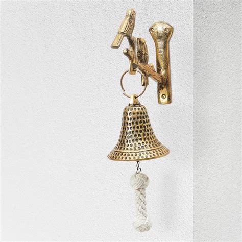Buy Fiesta Gold Textured Metal Door Bell from Home Centre at just INR ...