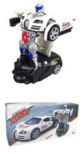 Johnnie Boy ROBOT DEFORM POLICE CAR BUGGATI AUTO FUNCTION SPEED CAR ...
