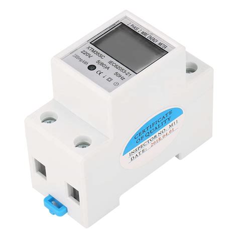Buy Yosoo Health Gear DIN-Rail Electric Meter, Single Phase Din Rail ...