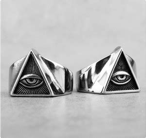 mahalakshmi decoration MLD_RING_GOD EYES 00SPAIR Stainless Steel Gold ...