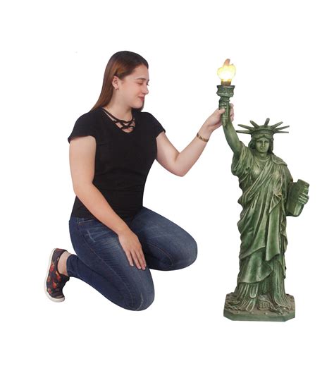 Statue of Liberty Replica 40"H with Functional Light