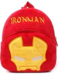 ForChild ( IRON MAN ) Kids Plush bag for Pre-Nursery/Nursery/Picnic ...