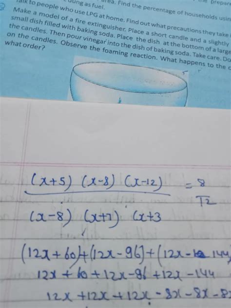 (x+8) ( x-8) ( x-12) (x-8) ( x+7) ( x+3) = 8/12 - Brainly.in
