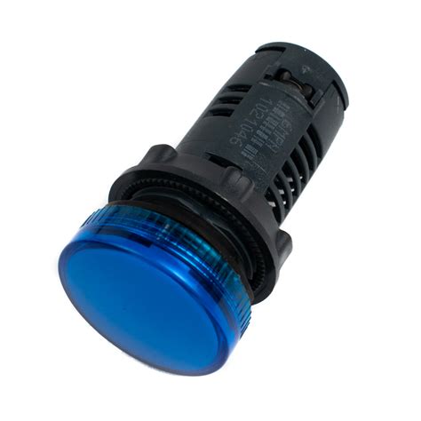 Buy Schneider XB7EV06MPN 230V 22mm Round Indicator Pilot Light (Blue ...