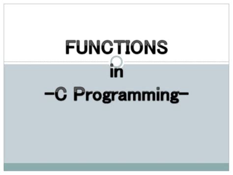 Image result for Programing Function C