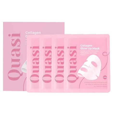 Quasi Bio Collagen Face Mask Overnight, Calming Gel Mask for Wrinkles ...