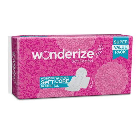 Buy Wonderize Soft Comfort Cotton Regular Sanitary Pads For Women At ...