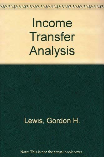 Buy Income Transfer Analysis Book Online at Low Prices in India ...