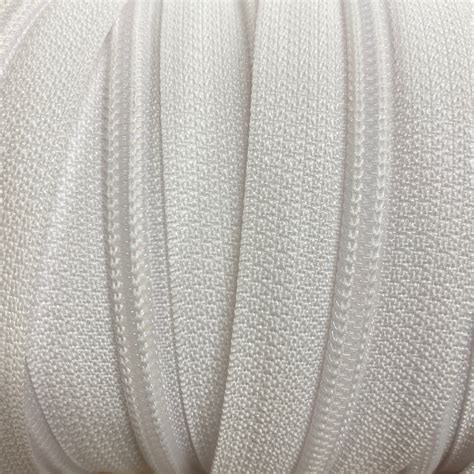 YKK COIL® 5CN CONTINUOUS ZIP - White - C&J Marine