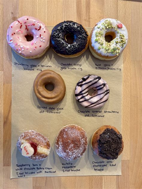 This Week's Flavors — Sleeping Bird Doughnuts