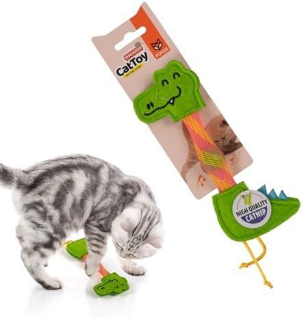 Buy BarkButler x FOFOS Flick Tube Crocodile Cat Toy - Green, US Grade ...