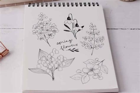 Image result for Spring Flowers Drawing