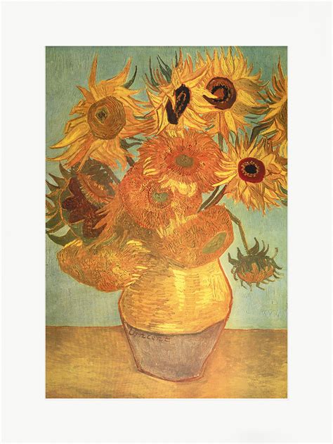 Vincent van Gogh (Sunflowers) Mounted Print | The Art Group