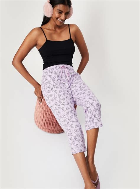 Buy Women Bambi Print Knit Capris Online at just Rs. 499.0 ...