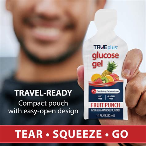 Snapklik.com : Glucose Gel Pouch, Fruit Punch Flavor, 15g Fast-Acting ...