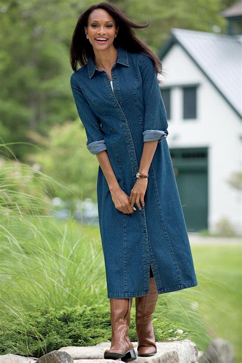 Women's Classic Denim Dress at Nicholas Packard blog