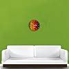 Buy Hoopoe Decor Abstract Color 1 Trendy Wall Clock Online at Low ...
