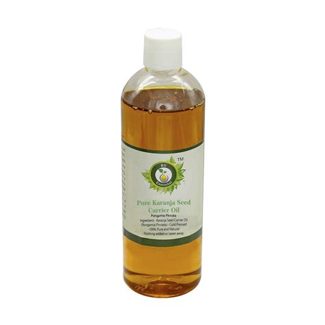 Buy R V Essential Pure Karanja Seed Carrier Oil 200ml- Pongamia Pinnata ...