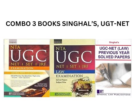 Buy UGC NET 3 Books, Nta Ugc Net, Set, Jrf Law Examination, Nta Ugc Net ...