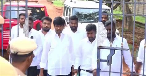 Karur stampede: TVK leaders Mathiyazhagan, Paunraj released from prison ...