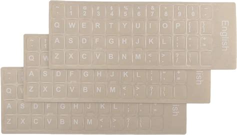Buy 3 PCSPack Universal English Matte Keyboard Alphabet Stickers ...