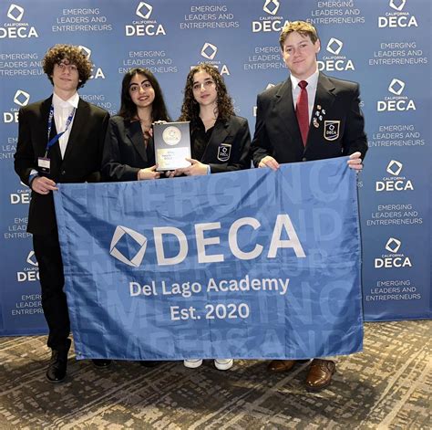 Del Lago Academy DECA Students Receive Gold Status at 2023 SoCal ...