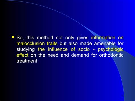 Index of Orthodontic Treatment Need (IOTN) | PPT