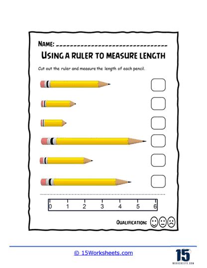 Image result for Free Printable Ruler Measurement Worksheets
