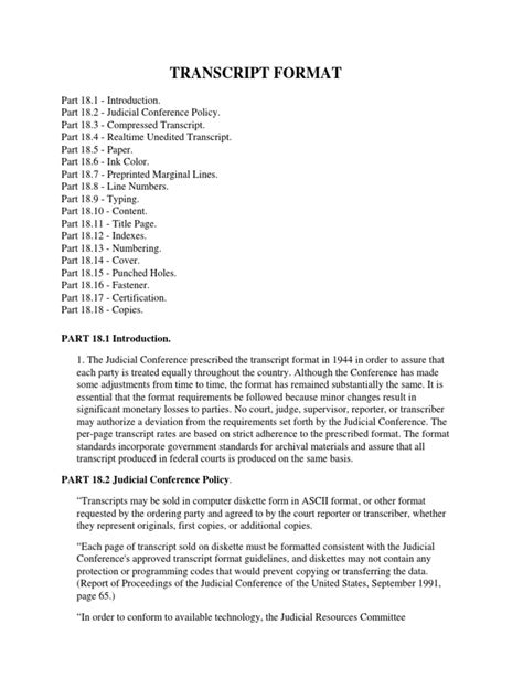 Image result for Court Hearing Transcript Sample