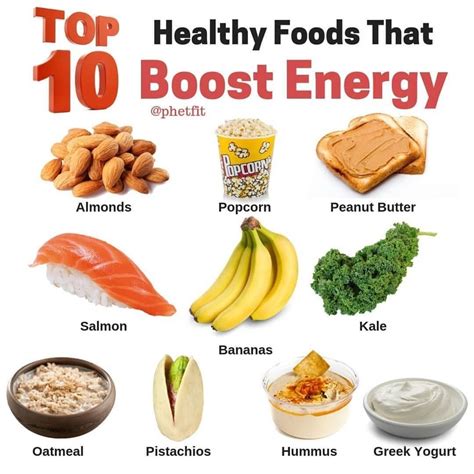 19 high energy foods to boost your energy all day long – Artofit