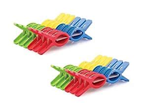 Plastic Clips: Heavy-Duty Rust Free Pegs for Cloth Drying, Ideal for ...