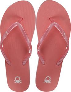 United Colors of Benetton Women Flip Flops - Buy Pink Color United ...