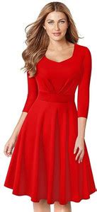 Newba Women Bodycon Red Knee Length Dress - Buy Newba Women Bodycon Red ...