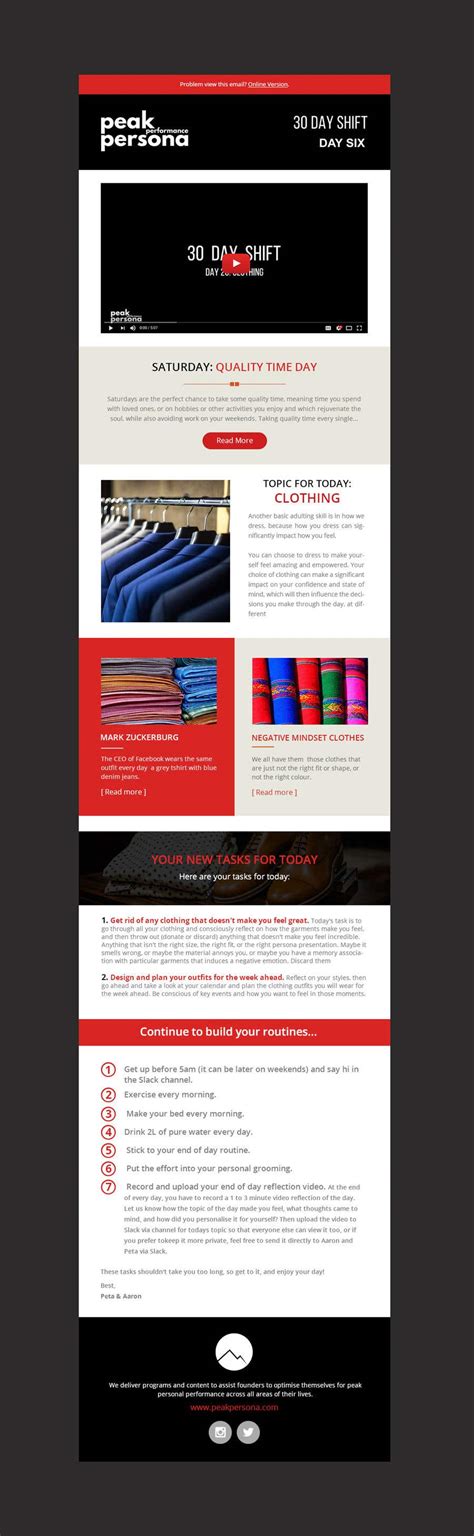 Redesign email campaign template | Freelancer